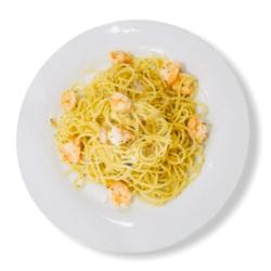 Spaghetti Oglio Olio Shrimp