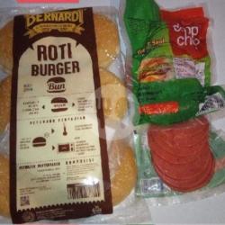 Paket Roti Burger   Burger Sapi