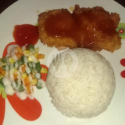 Chicken Katsu Barbeque   Kentang