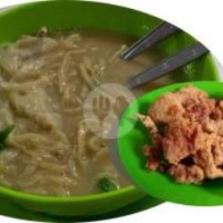 Pangsit Mie Kuah Spesial Babi Goreng Crispy