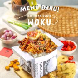 Nasi Ikan Suwir Woku