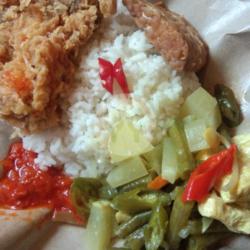 Nasi Sayur Lodeh Ikan Ayam Kentuky