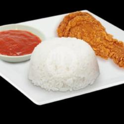 Nasi Chiken Krispy Paha Bawah