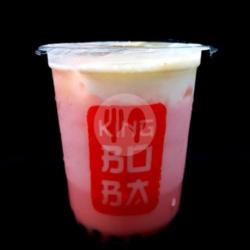 King Strawberry Boba Machiato