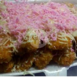 Pisang Crispy Lumer Toping Strowbery/green Tea/coklat/vanila