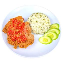 Nasi Kailan Geprek