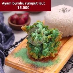 Nasi Ayam Bumbu Tabur Rumput Laut