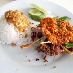 Bebek Goreng Penyet Sambal Tomat/bawang/terasi  Nasi