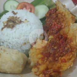 Nasi Jamur Geprek