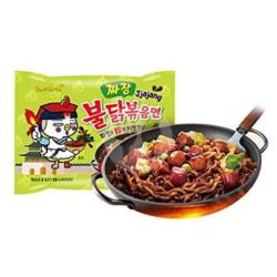 Samyang Jjajang : Spicy Black Bean Noodle.