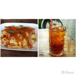 Paket Nasi Telur Hongkong (free Krupuk)