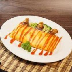 Beef Cheese Omu Rice