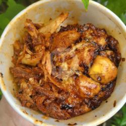 Rice Box Ayam Suwir   Telor