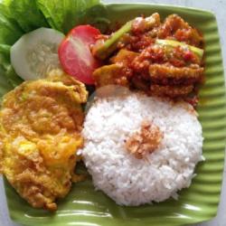 Sambel Terong   Telur Nasi