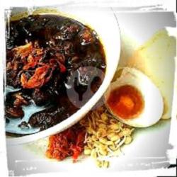 Nasi Rawon Telur Asin