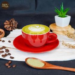 Hot Green Matcha Latte