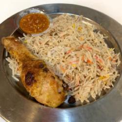 Nasi Kebuli Ngebul Ayam Standard (beras Basmati)