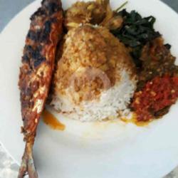 Nasi Kembung Bakar   Oreg Teri Komplit