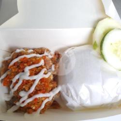 Paket 3 (ayam Geprek Mayo   Nasi   Timun   Minuman)