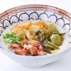 Bubur Kepiting Dan Sayur Asin