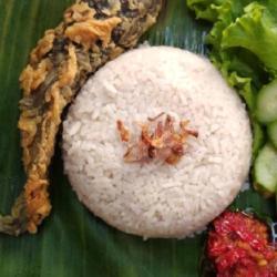 Nasi Lele Crispy Tahu Tempe