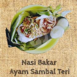 Nasi Bakar Ayam Sambal Teri