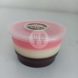 Pudding Strawbery Choco Dengan Vla