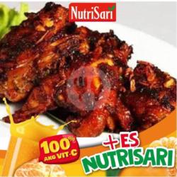 Ayam Bakar Tanpa Nasi   Es Nutri Sari