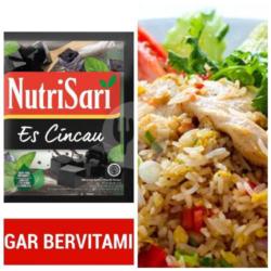 Nasi Goreng Indonesia Free Es Nutrisari Es Cincau