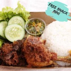 Nasi Paru   Ayam Rempah