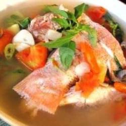 Sup Ikan Kepala Kakap  Merah