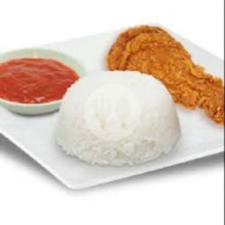Ayam Crispy   Nasi