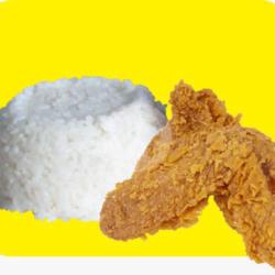 Nasi   Sayap / Paha Bawah   Teh