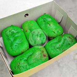 Kue Balok Vanilla Pandan