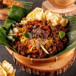 Nasi Goreng Rendang Tumis Kambing