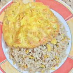 Nasgor Ikan Asin   Telur Dadar