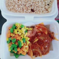 Nasi Kebuli Chicken Steak