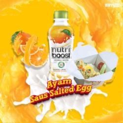 Ricebox Ayam Saus Salted Egg   Nutriboost