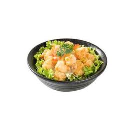 Popcorn Shrimp Salad