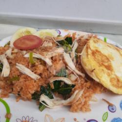 Nasi Goreng Suwir Ayam   Telor