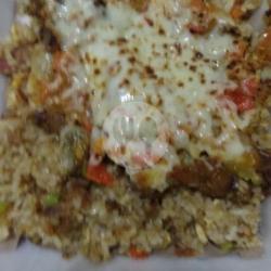 Nasi Goreng Geprek Mozarela