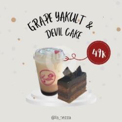 Grape Yakult   Devil Cake