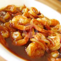 Udang Saus Tiram   Nasi