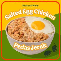 Salted Egg Chicken Pedas Jeruk