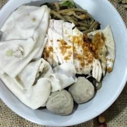 Bakmi Karet Yamin Jumbo Komplit Pangsit Dan Bakso