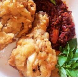 Ayam Geprek Cabe Blacacan Nasi