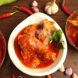 Kepala Ayam Pedas Bumbu Merah (tanpa Nasi)