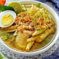 Soto Ayam Ceker Sayap Nasi Jeruk Nipis Koya Sayur N Soun