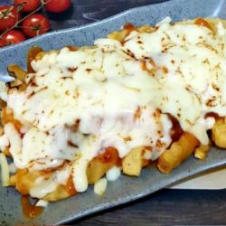 Bolognise Moza Fries