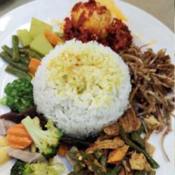 Nasi Sayur   Telur Balado